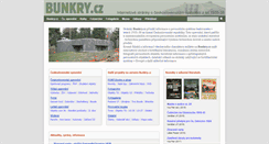 Desktop Screenshot of bunkry.cz